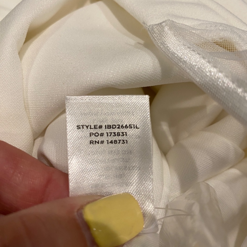Lulu's Eternally Beloved Mesh Off-the-Shoulder Pearl Maxi Dress - Picture 14 of 16